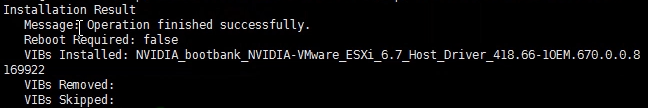 VMware vSphere 下 NVIDIA vGPU 驅(qū)動的安裝和配置(圖5) VMware vSphere 下 NVIDIA vGPU 驅(qū)動的安裝和配置(圖5)